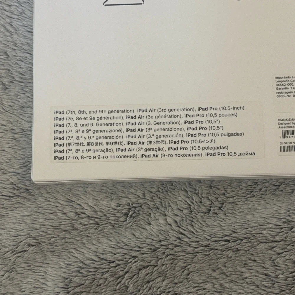 NWT Apple iPad Smart Cover - English Lavender